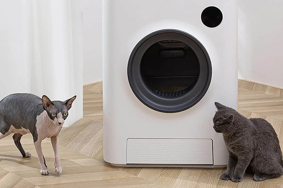 self cleaning litter box